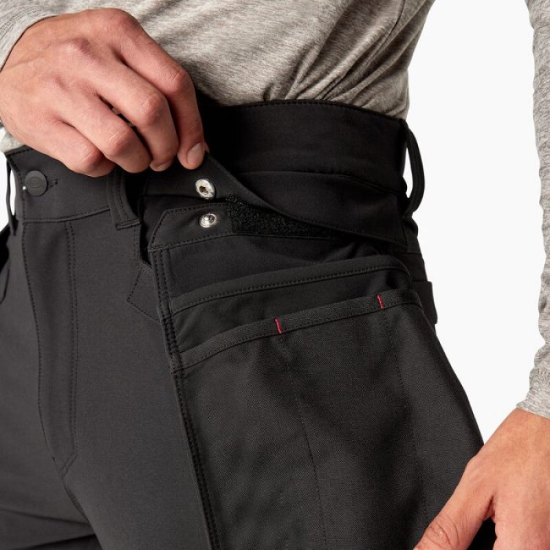 Dickies Slim Fit Holster Double Knee Lucru Pants Negrii | QDMT1389