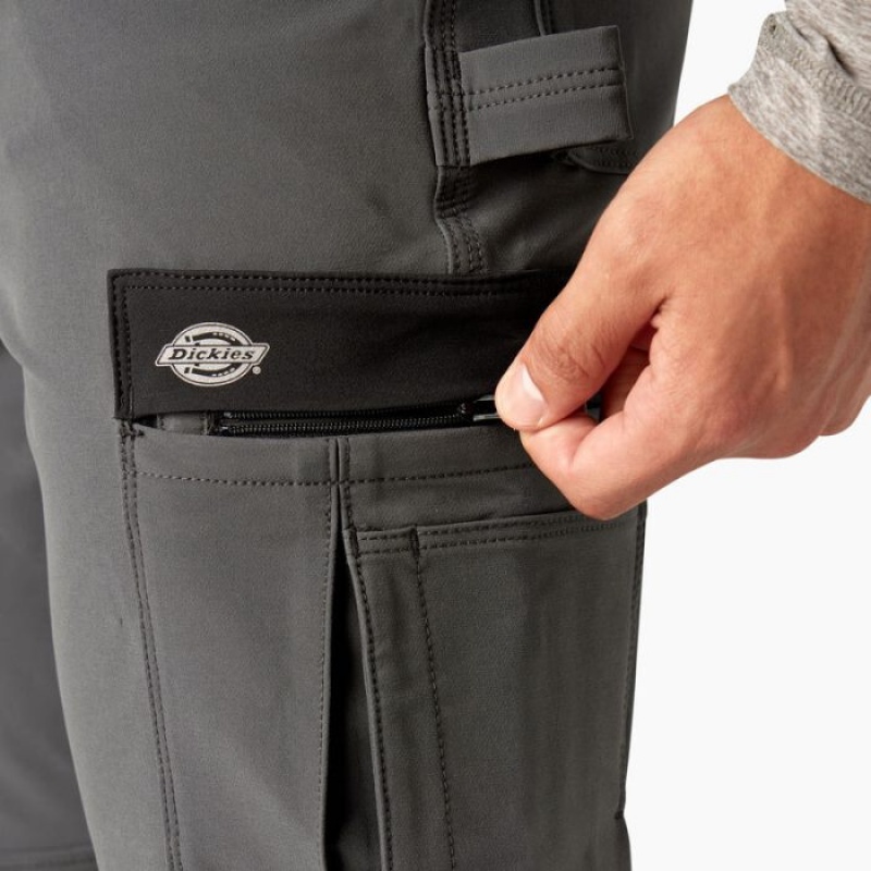 Dickies Slim Fit Holster Double Knee Lucru Pants Gri Negrii | TGBQ8554