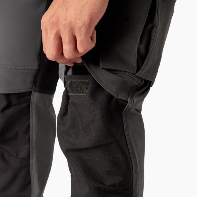 Dickies Slim Fit Holster Double Knee Lucru Pants Gri Negrii | TGBQ8554
