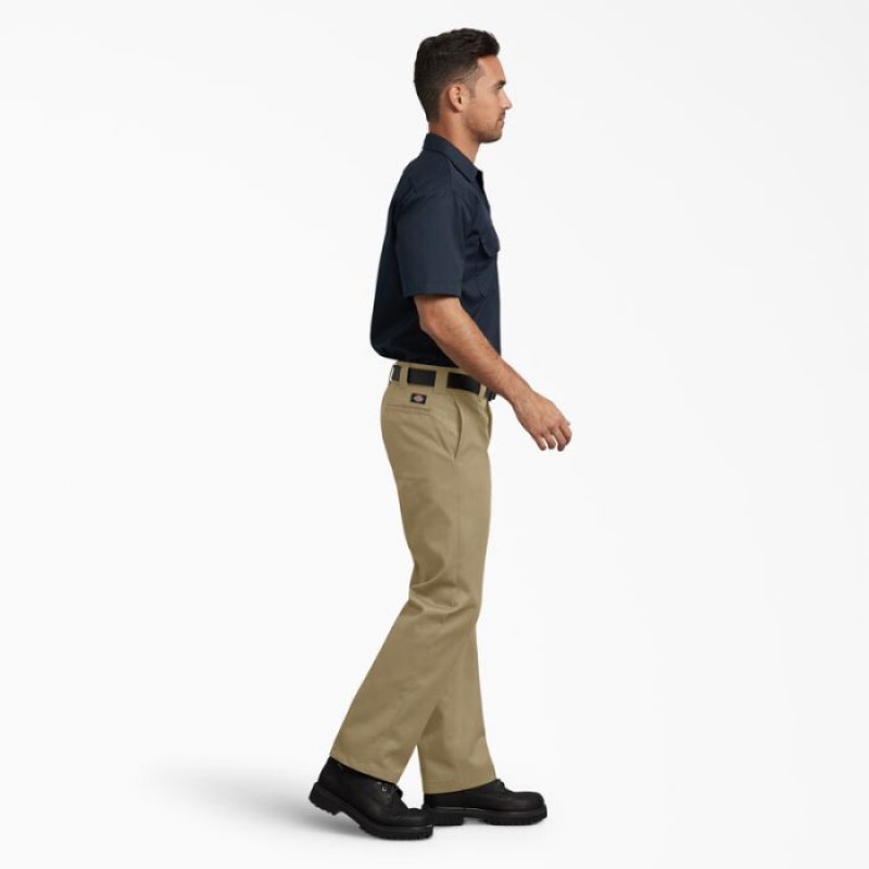 Dickies Slim Fit Lucru Pants Kaki | NJKB8288