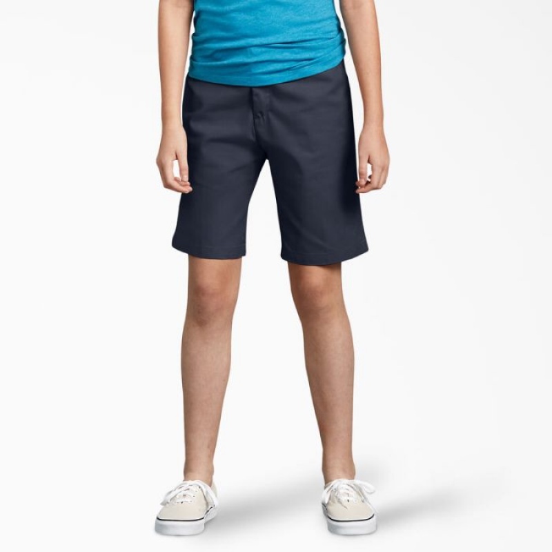 Dickies Slim Fit Shorts, 4-20 Bleumarin | GUJW6591