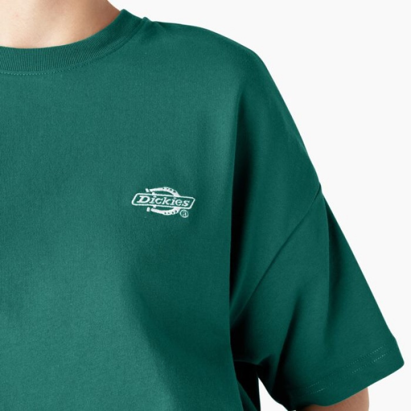 Dickies Summerdale Scurte Sleeve T-Shirt Aventurine | QXYM6491