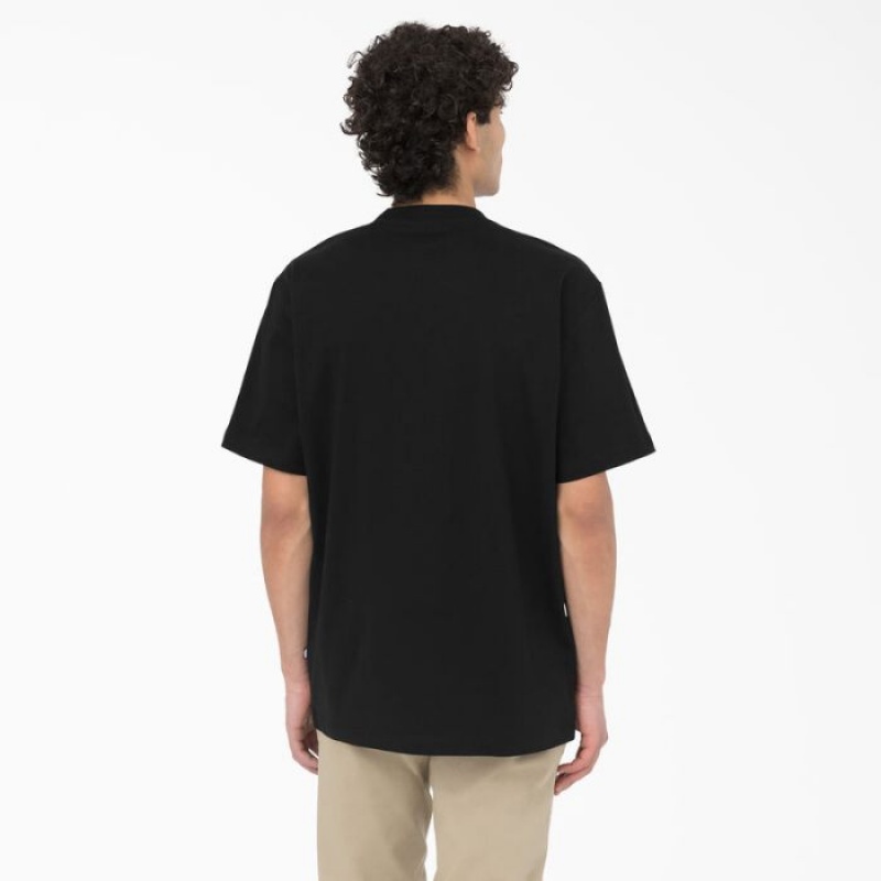 Dickies Summerdale Scurte Sleeve T-Shirt Negrii | WFNZ9539