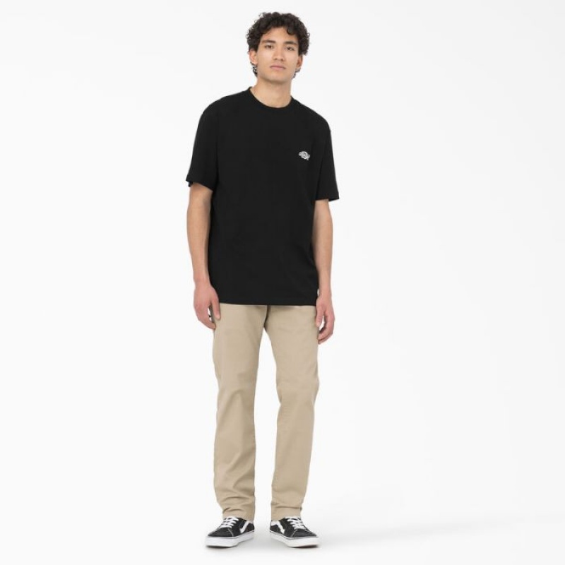Dickies Summerdale Scurte Sleeve T-Shirt Negrii | WFNZ9539