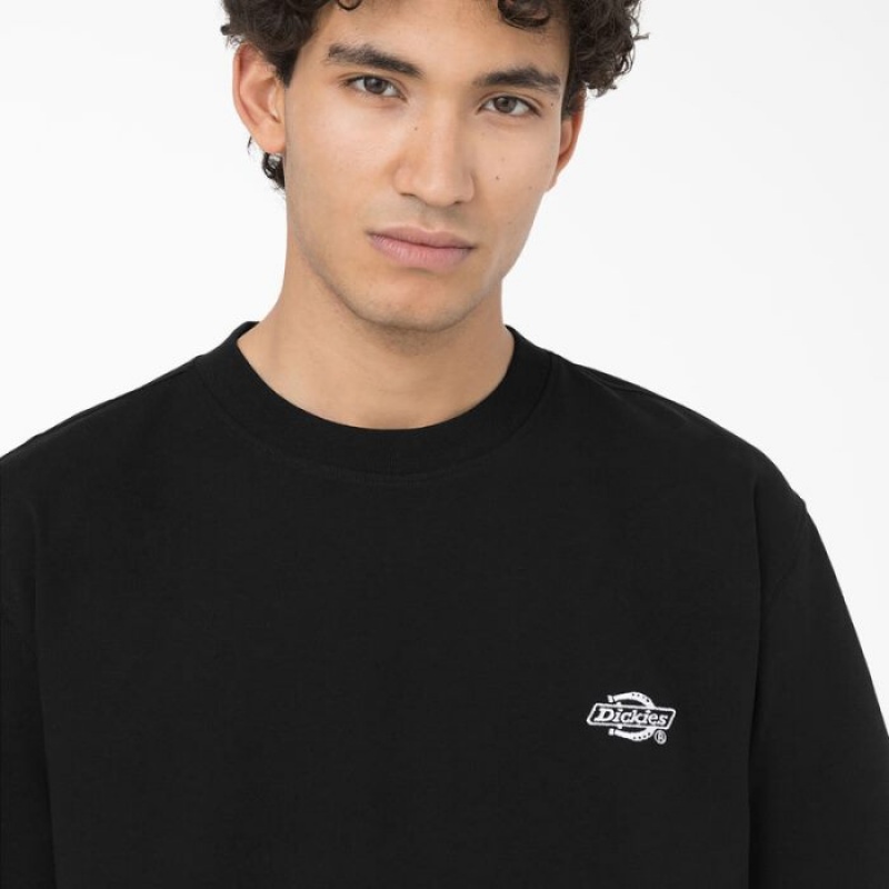 Dickies Summerdale Scurte Sleeve T-Shirt Negrii | WFNZ9539