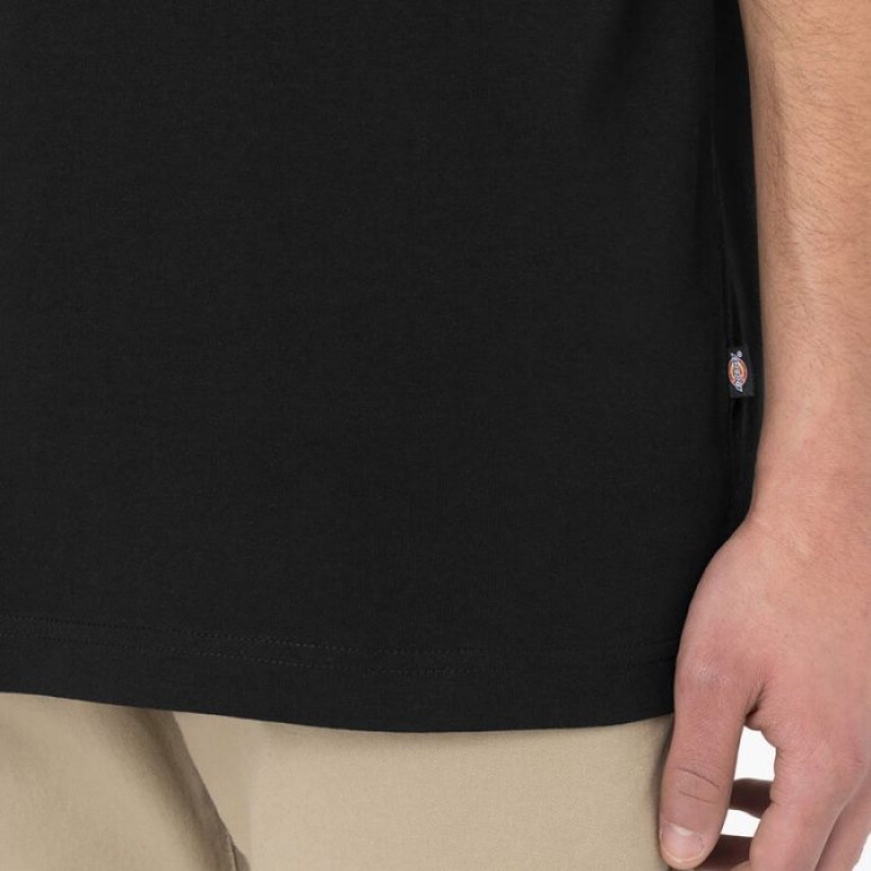 Dickies Summerdale Scurte Sleeve T-Shirt Negrii | WFNZ9539