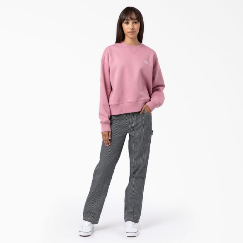 Dickies Summerdale Sweatshirt Foxglove | EXQQ1494