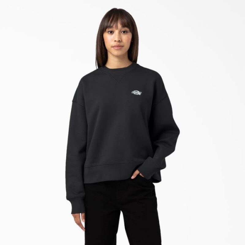 Dickies Summerdale Sweatshirt Negrii | MMZH5862