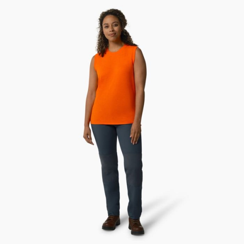 Dickies Tank Top Rosii Inchis | HXYP3348