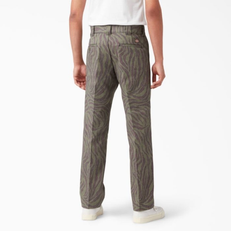 Dickies Tiger Print Pants Albastru Deschis | GFUY7940