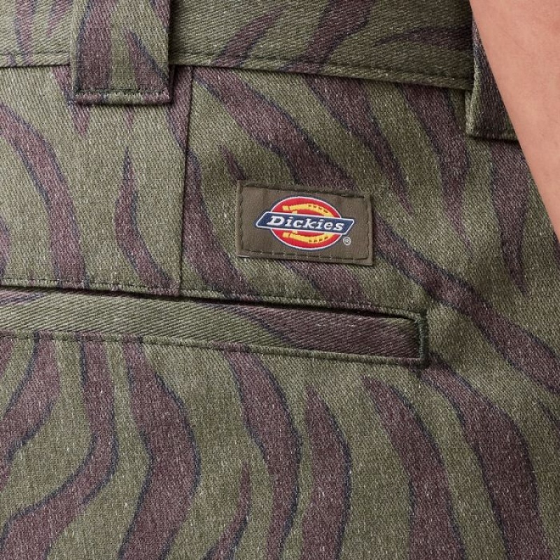 Dickies Tiger Print Pants Albastru Deschis | GFUY7940
