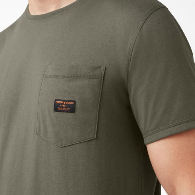 Dickies Traeger x Dickies Pocket T-Shirt Verzi | HIQC5910