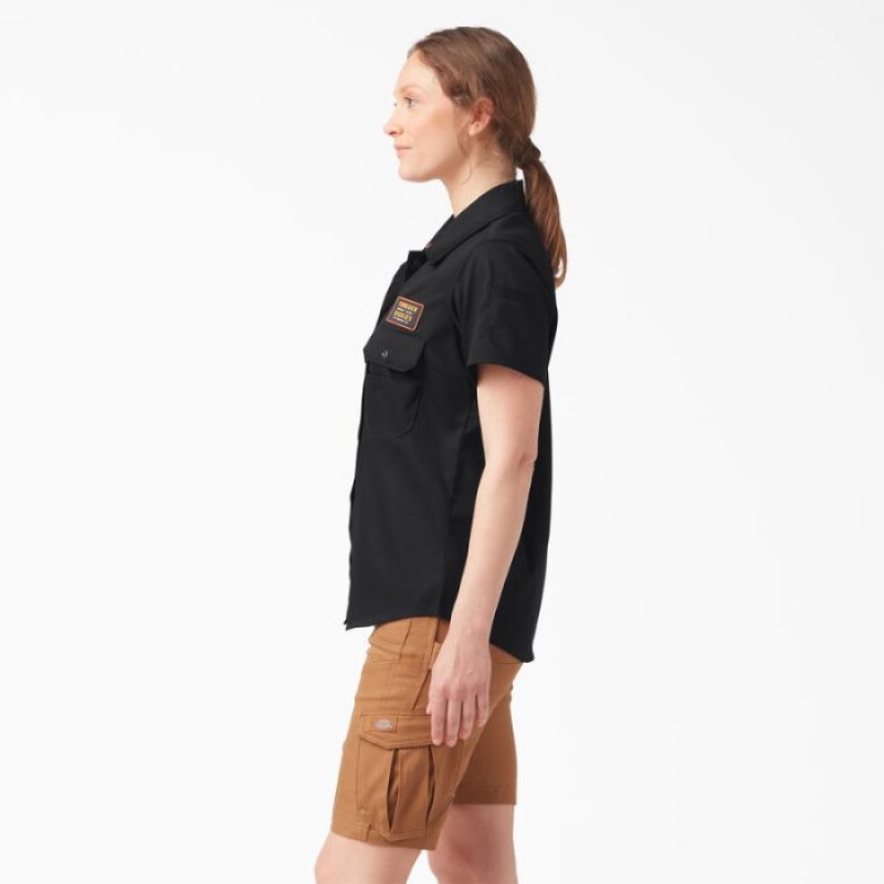 Dickies Traeger x Dickies Ultimate Grilling Shirt Negrii | JFSX2838