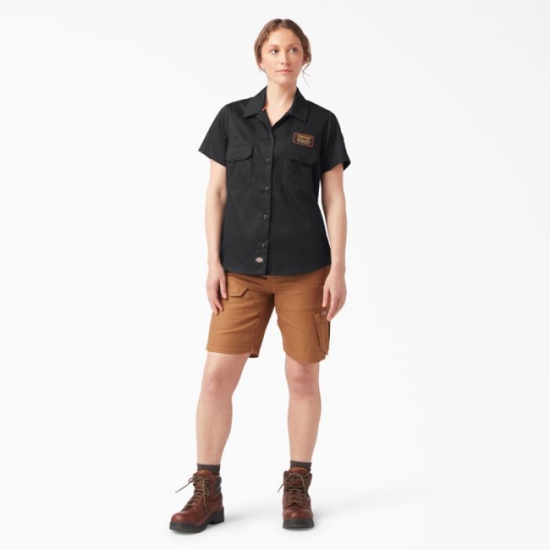 Dickies Traeger x Dickies Ultimate Grilling Shirt Negrii | JFSX2838