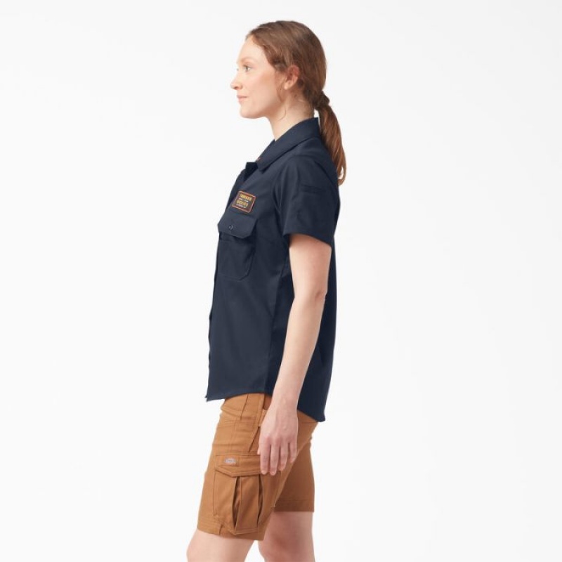 Dickies Traeger x Dickies Ultimate Grilling Shirt Bleumarin | ZQKX2943