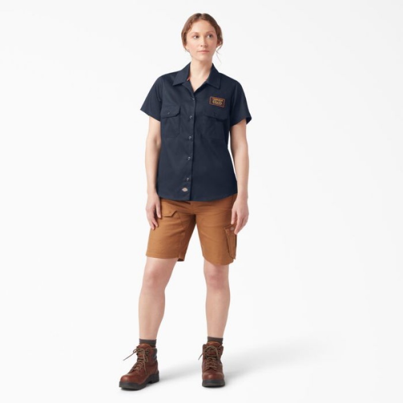 Dickies Traeger x Dickies Ultimate Grilling Shirt Bleumarin | ZQKX2943