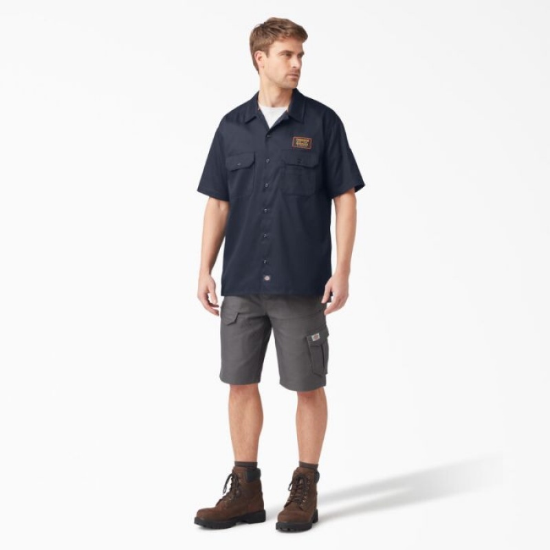 Dickies Traeger x Dickies Ultimate Grilling Shirt Bleumarin | ABHV2437