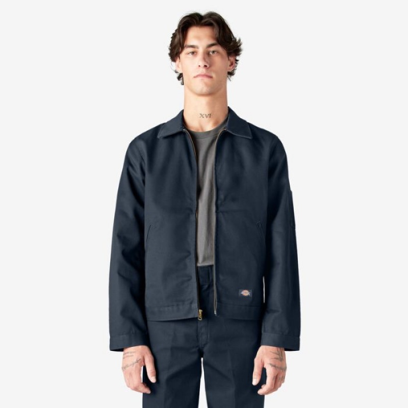 Dickies Unlined Eisenhower Jacket Bleumarin | WEJK3959