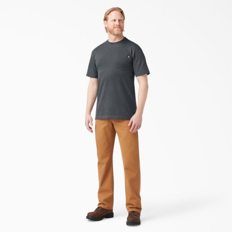 Dickies Usori Scurte Sleeve Pocket T-Shirt Gri | PHOL4388