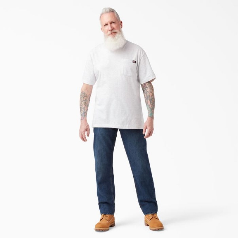 Dickies Usori Scurte Sleeve Pocket T-Shirt Gri | MHBS0181