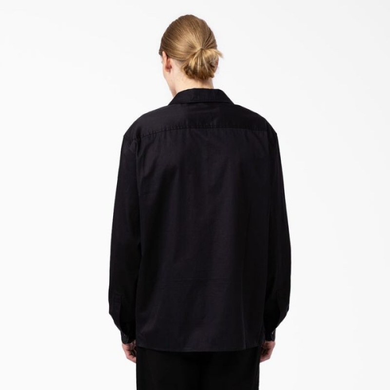 Dickies Westover Long Sleeve Shirt Negrii | VPKC1478