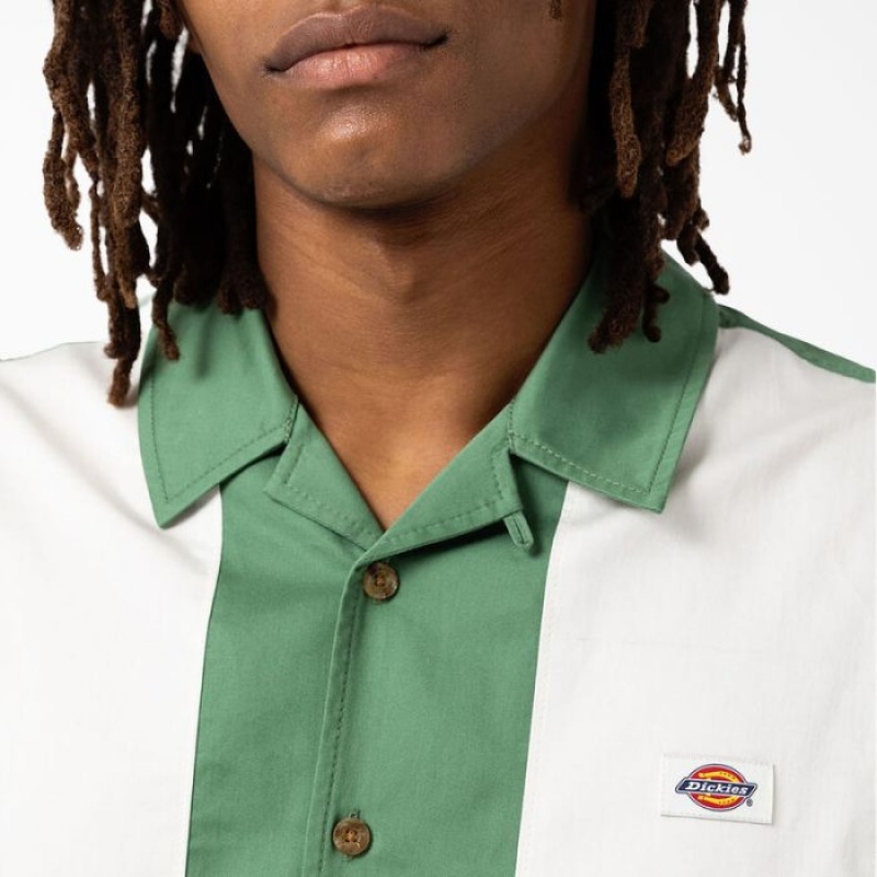 Dickies Westover Long Sleeve Shirt Verzi Inchis | LTXI7251