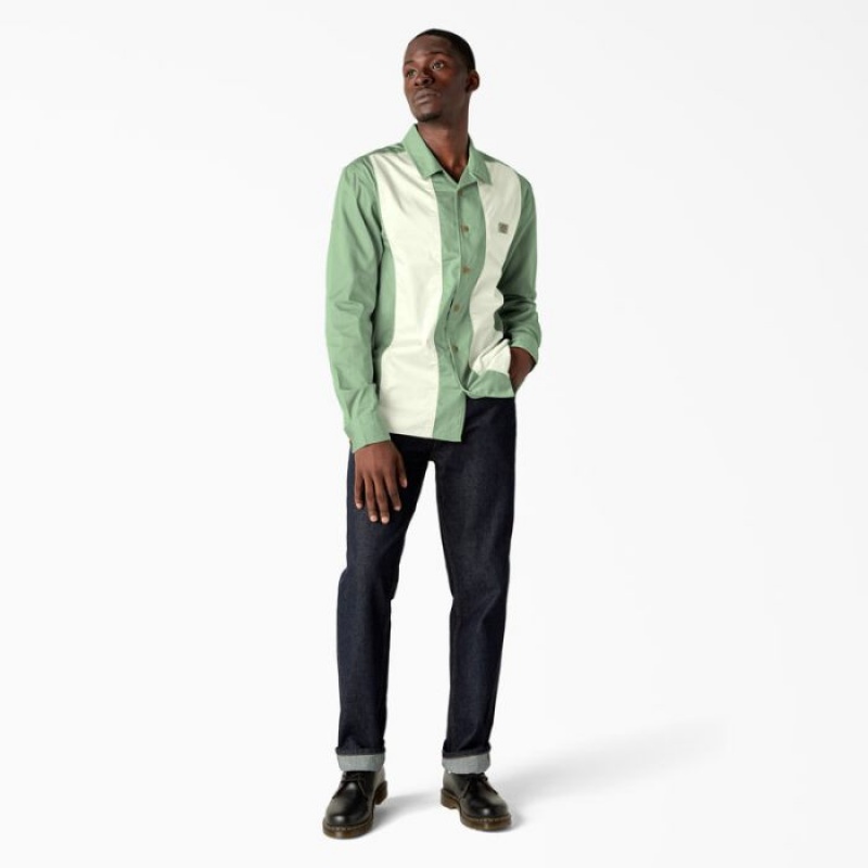 Dickies Westover Long Sleeve Shirt Verzi | MTQV4012