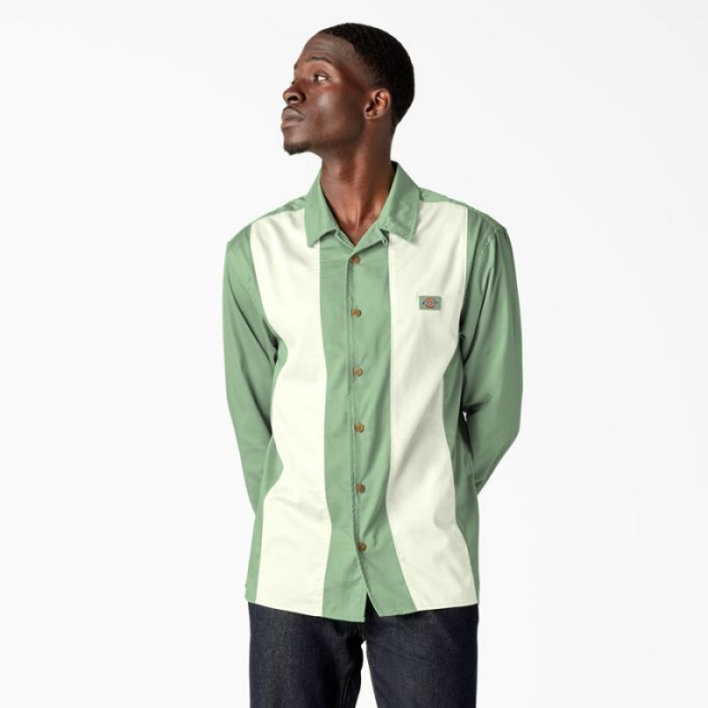 Dickies Westover Long Sleeve Shirt Verzi | MTQV4012