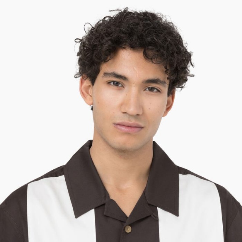 Dickies Westover Scurte Sleeve Shirt Maro Inchis | KJMG8455