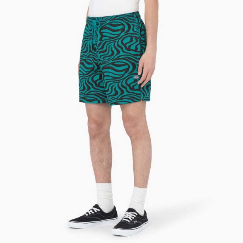 Dickies Zebra Print Modern Fit Drawstring Shorts, 6