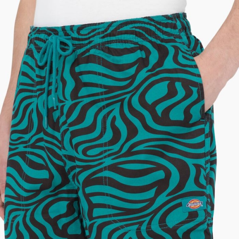Dickies Zebra Print Modern Fit Drawstring Shorts, 6
