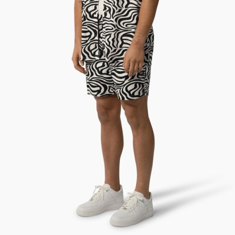 Dickies Zebra Print Modern Fit Drawstring Shorts, 6