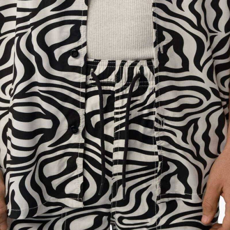 Dickies Zebra Print Modern Fit Drawstring Shorts, 6