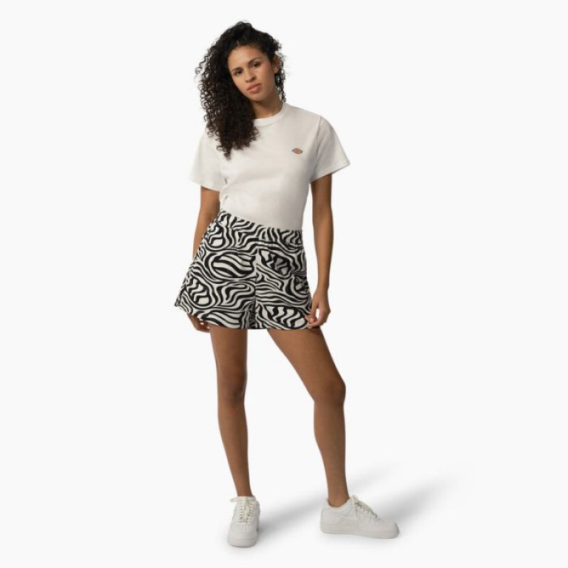 Dickies Zebra Regular Fit Print Shorts, 5